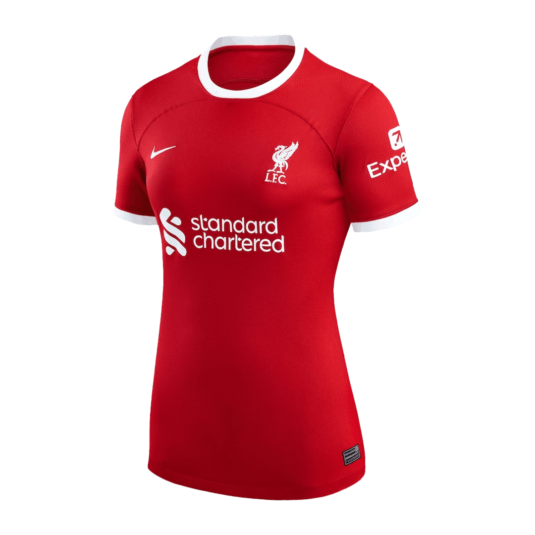 Women's Liverpool Jersey Home 2023/24 Soccer Jerseys Football Shirt