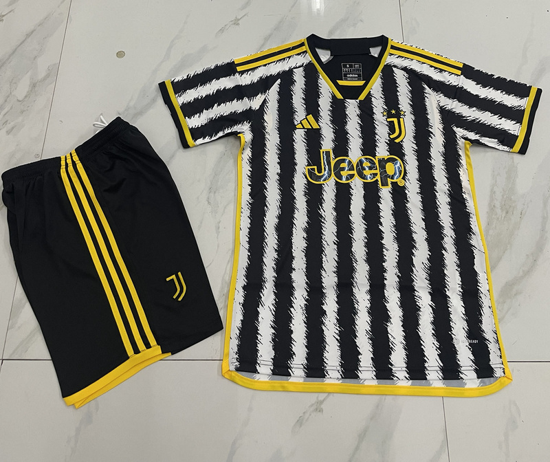 Fans Verison 23/24 Man Juventus Home Soccer Kits Soccer Jerseys Football Shirt