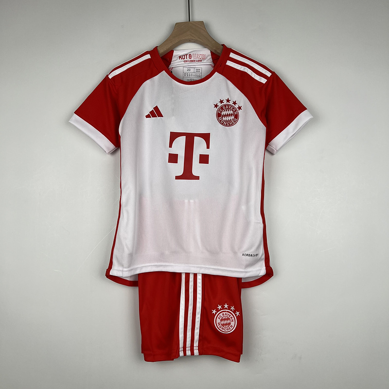 Fans Verison  23/24 Kids Bayern Munich home Soccer Jerseys Football Shirt