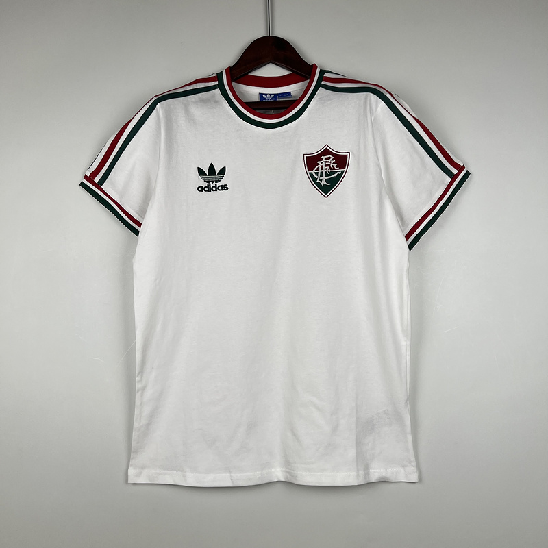 Retro Fluminense 14/15 White Soccer Jerseys Football Shirt