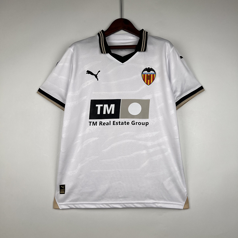 Fans Verison 23/24 Valencia Home Soccer Jerseys Football Shirt