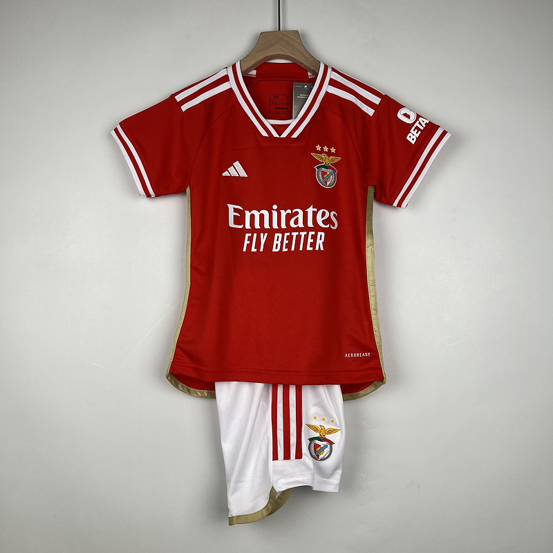 23/24 Kids Benfica Home Soccer Jerseys Football Shirt