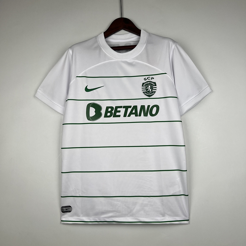 Fans Verison 23/24 Sporting Lisbon Away Soccer Jerseys Football Shirt