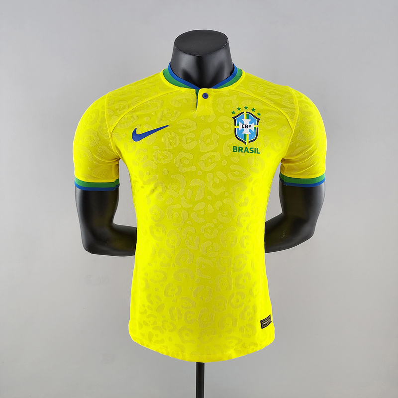 2022 player version Brazil World Cup jersey home