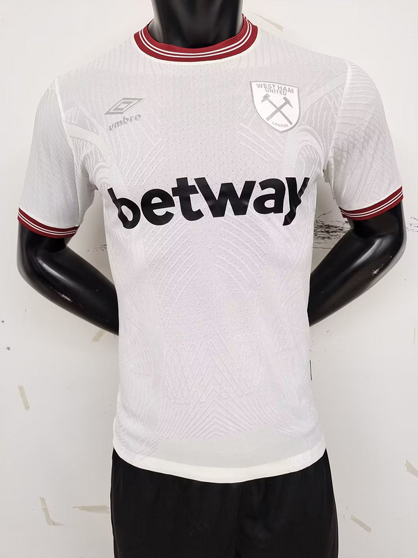 23/24 West Ham Away Player Version Soccer Jerseys Football Shirt