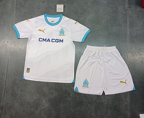 Fans Verison 23/24 Marseille Home Kits  Soccer Jerseys Football Shirt