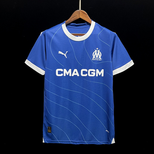 Fans Verison 23/24 Marseille Away  Soccer Jerseys Football Shirt
