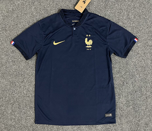 Fans Verison 2022 France Home World Cup Soccer Jerseys