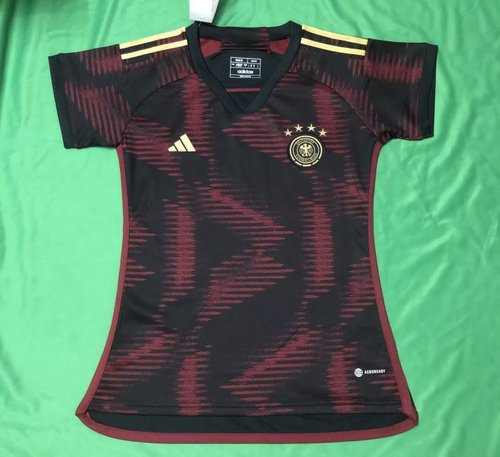 Fans Verison 2022 Germany Away World Cup Woman  Soccer jersey