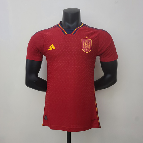 2022 Player Version Spain World Cup Home Soccer Jerseys