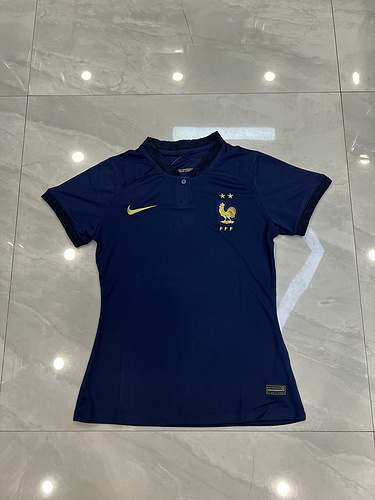 Fans Verison 2022 France Home Woman World Cup  Soccer Jerseys