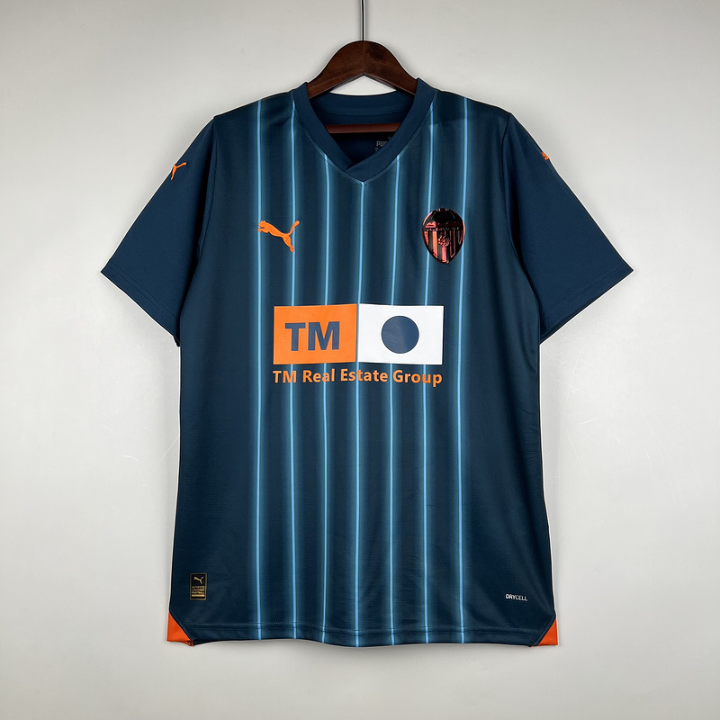 Fans Verison 23∕24 Valencia Away Soccer Jerseys Football Shirt