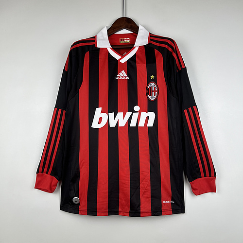 Retro 09/10 AC Milan Home Long Sleeve