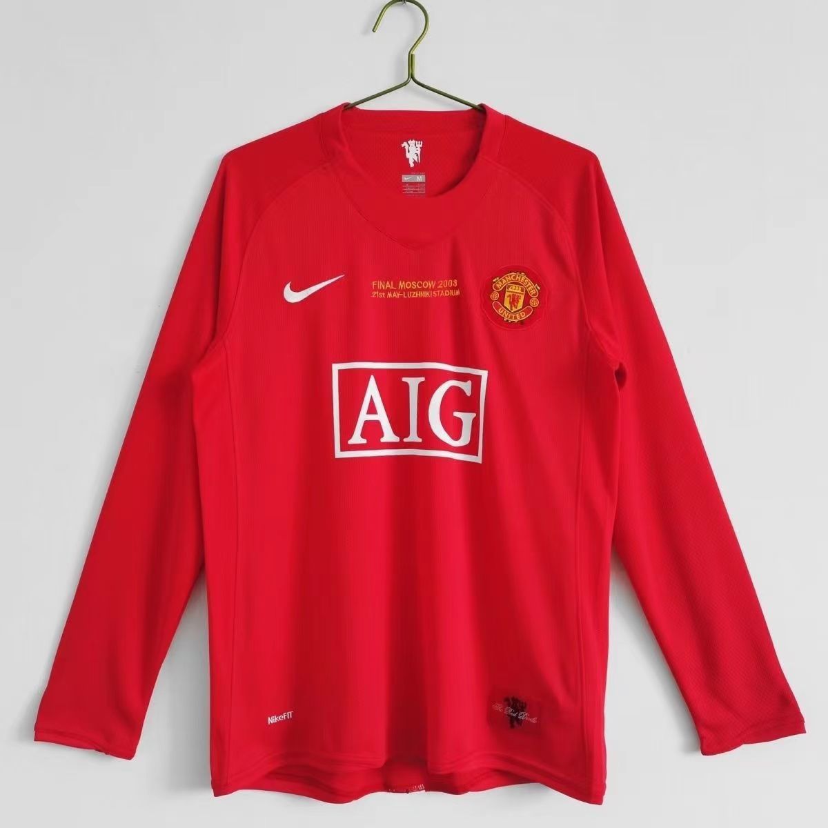 Retro 07/08 Manchester United Home long sleeve