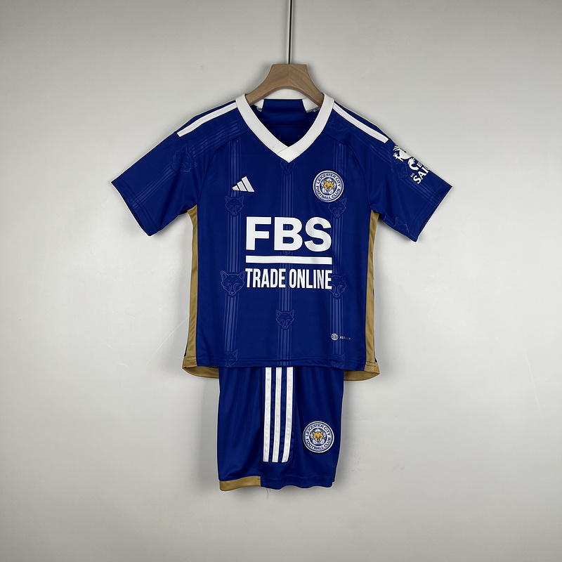 23∕24 Kids Leicester City home Soccer Jerseys Football Shirt