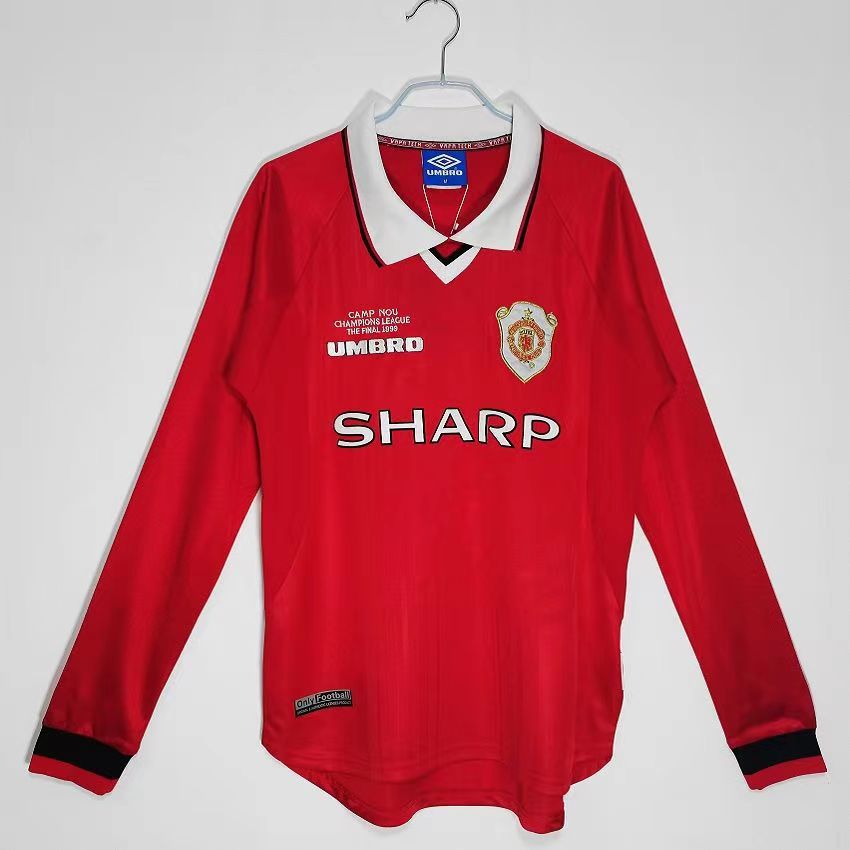 Retro 99/00 Manchester United Home Long sleeve