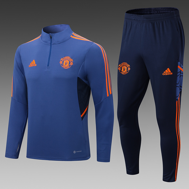 22/23 Manchester United gray blueTracksuit