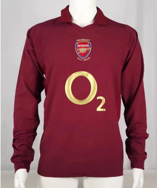 93/94 Long sleeve Arsenal Soccer Jerseys Football Shirt