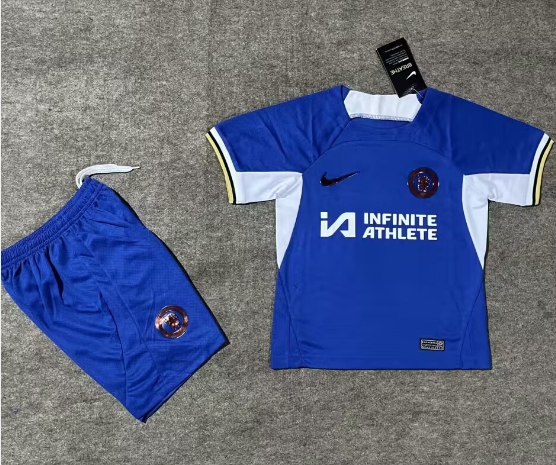 23/24 Chelsea Home aldult kits Soccer Jerseys Football Shirt With sponsors