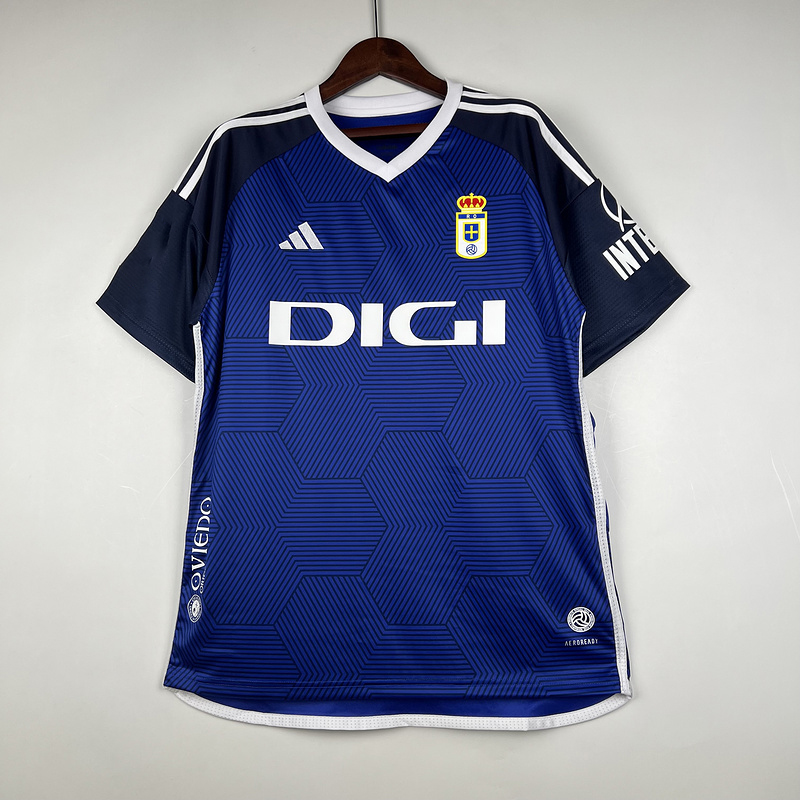 Fans Verison 23∕24 Real Oviedo Home Soccer Jerseys Football Shirt
