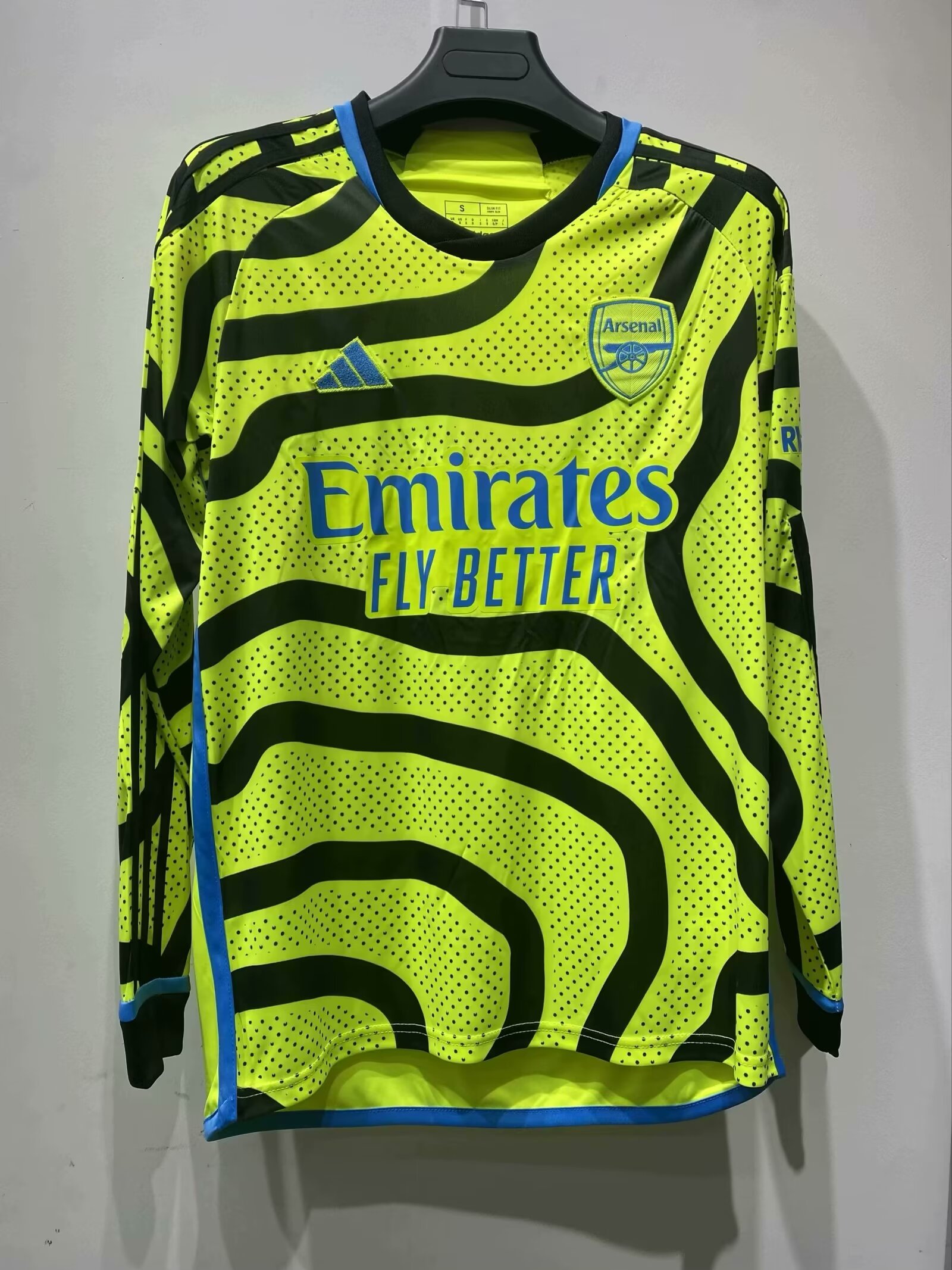 Fans Verison 23/24 Long Sleeve Arsenal  Away  Soccer Jerseys Football Shirt