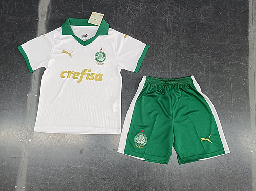24/25 Kids kit Palmeiras away Soccer Jerseys Football Shirt