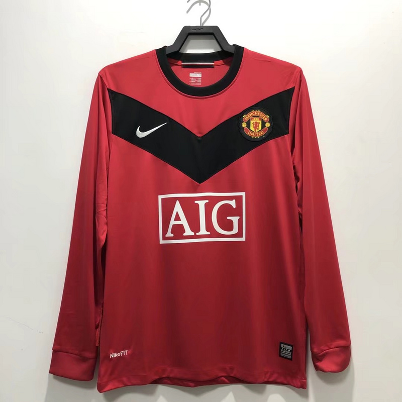 Retro 09/10 Manchester United Home Long sleeve