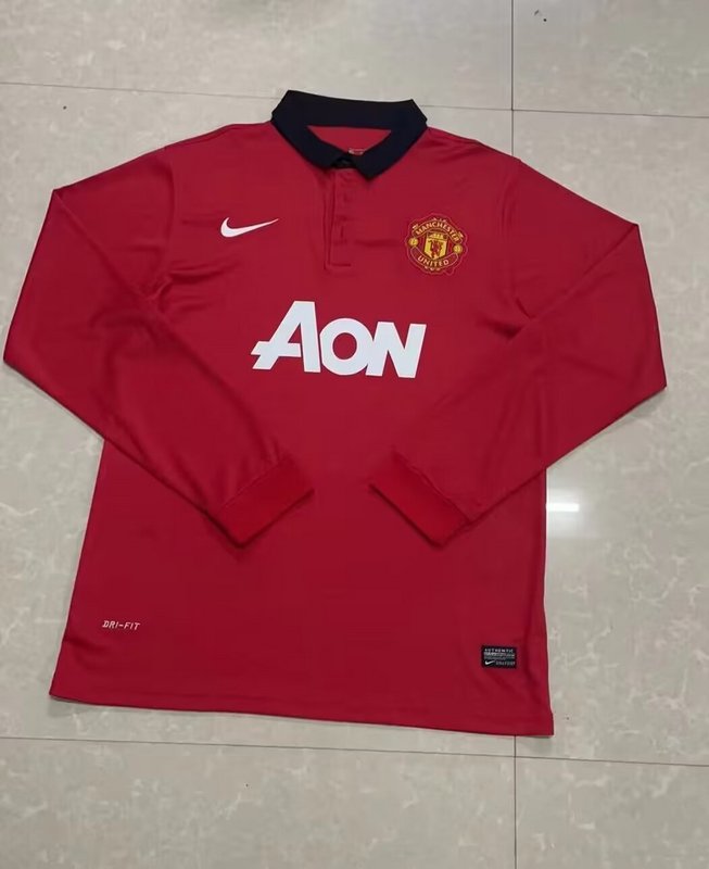 Retro 13/14 Manchester United Home Long sleeve
