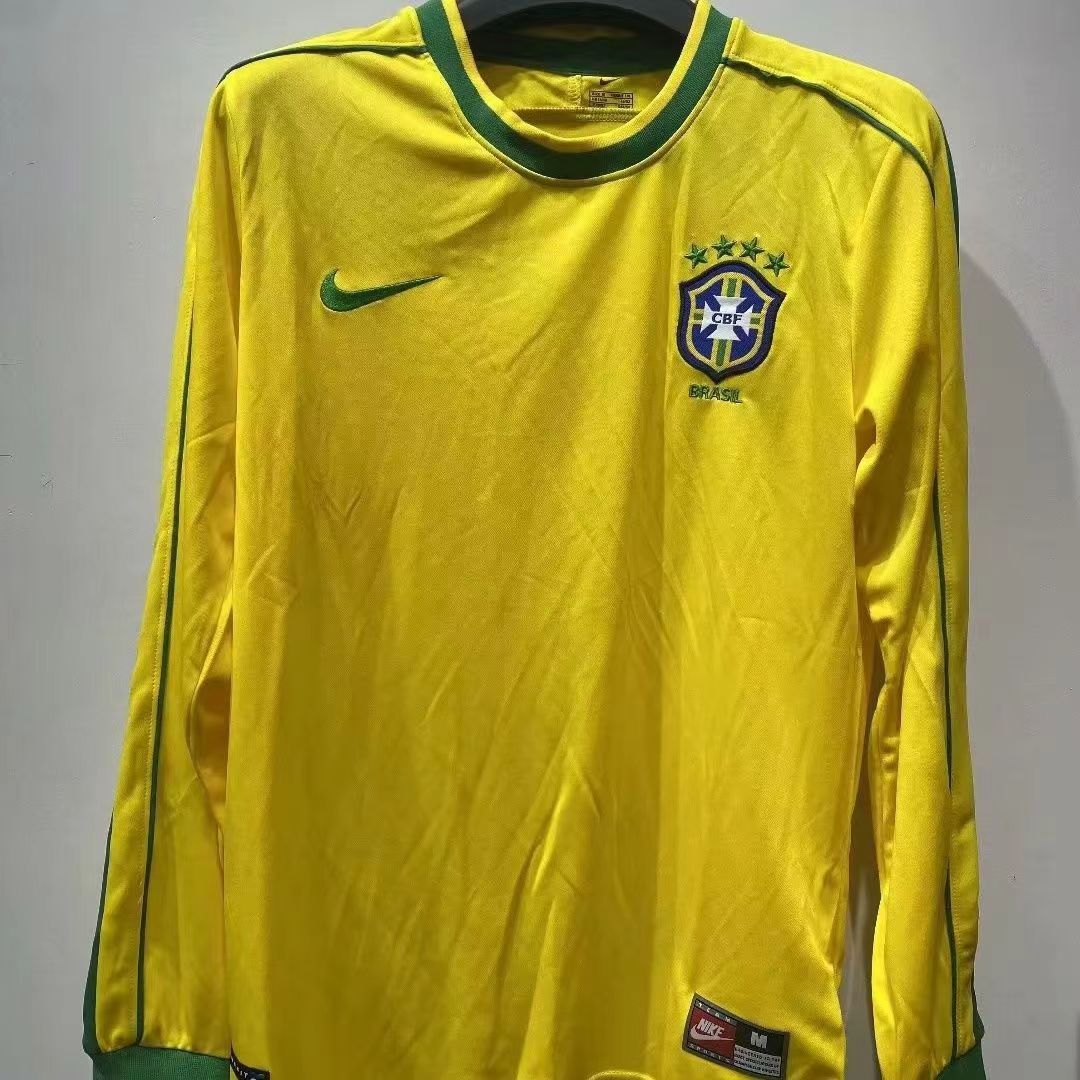 Retro 1998  Brazil  Home Long Sleeve