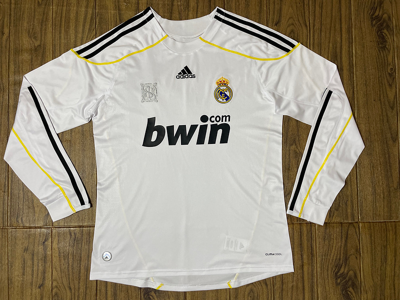 Retro 09/10 Real Madrid Home Long sleeve