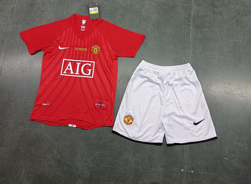 Retro kids kits 07/08 Manchester United Home