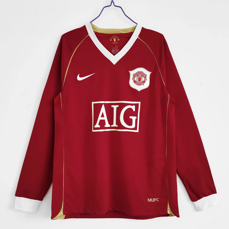 Retro 06/07 Manchester United Home long sleeve