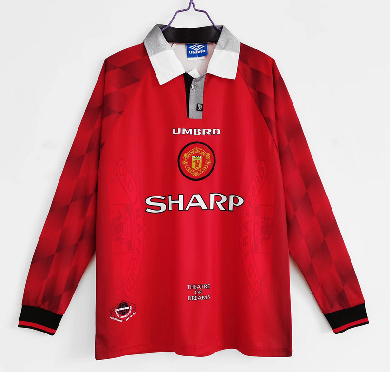 Retro 96/97 Manchester United Home long sleeve