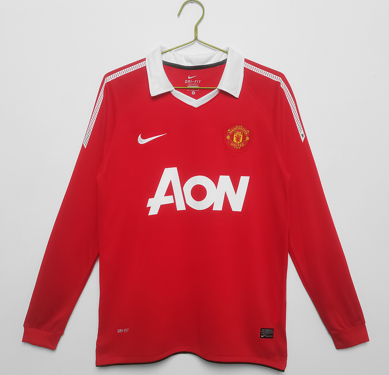 Retro 10/11 Manchester United Home long sleeve