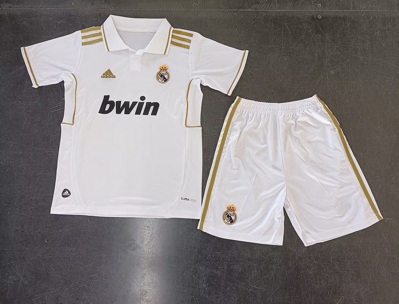 Retro kids kits 11/12 Real Madrid Home
