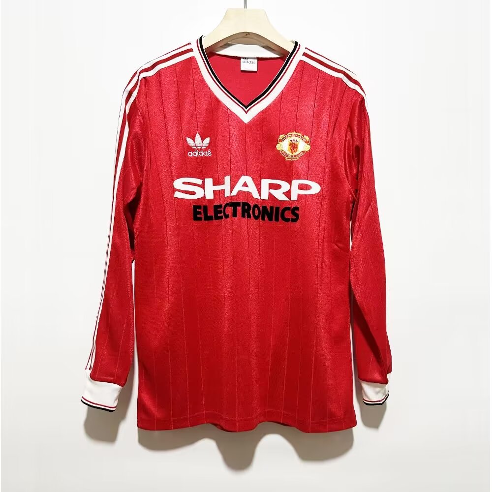  Retro 82/83 Manchester United home Long sleeve