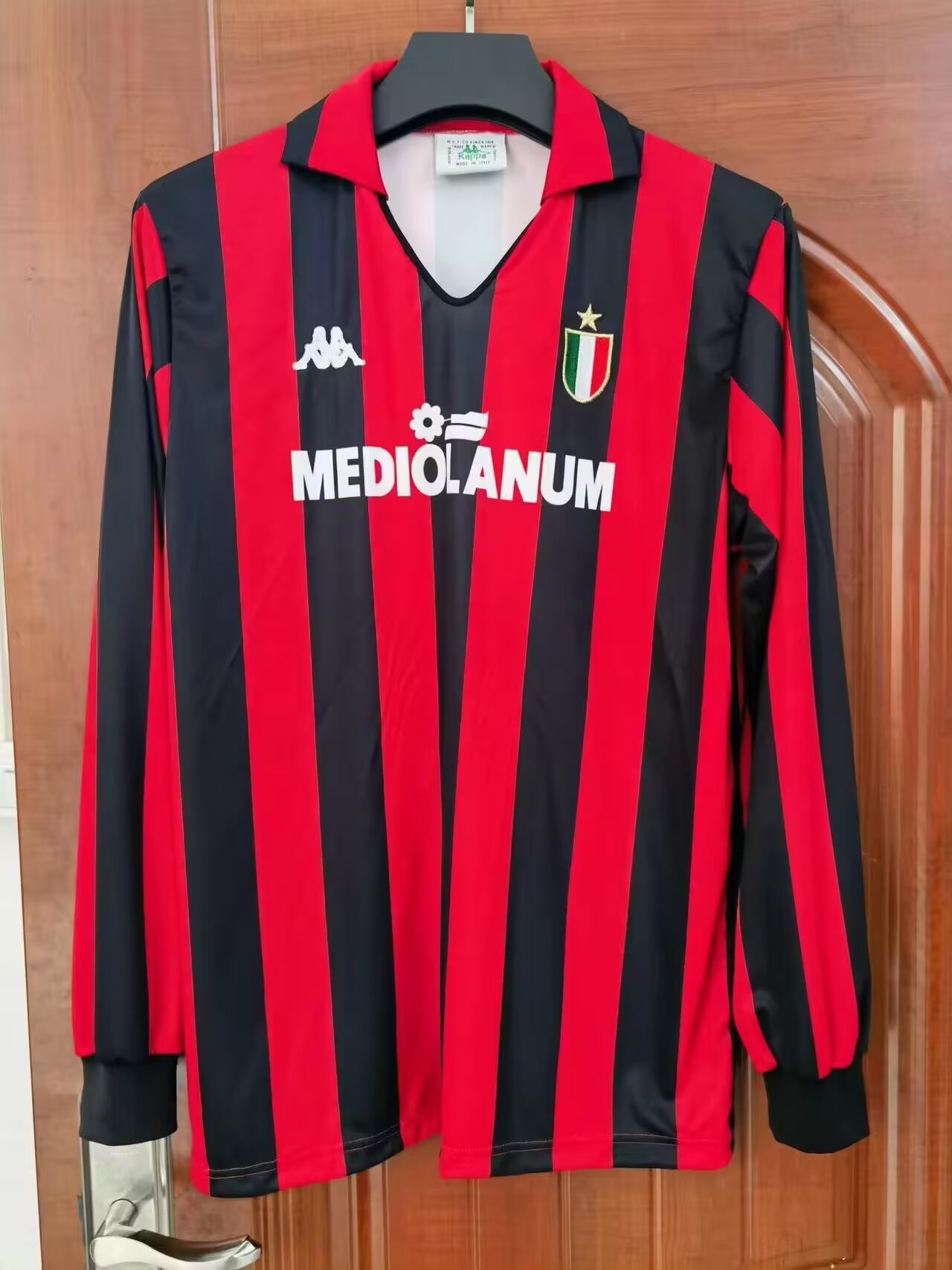 Retro 88/89 AC Milan Home Long sleeve