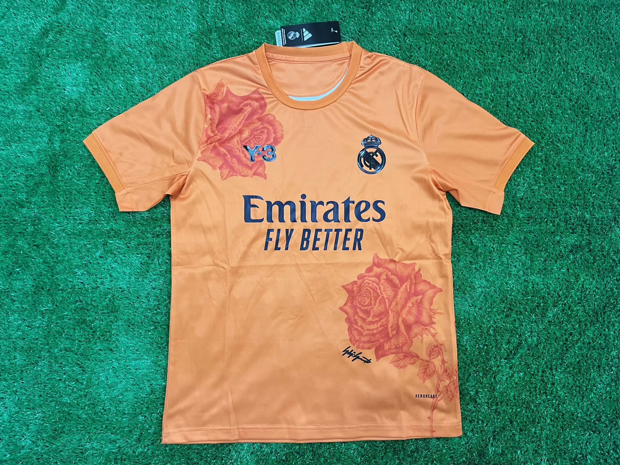 Fans Verison 24/25 Real Madrid Y3 joint special version orange color