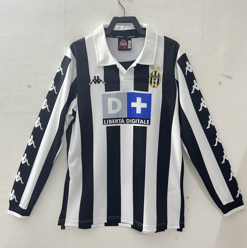 Retro 99/00 Juventus Home Long Sleeve