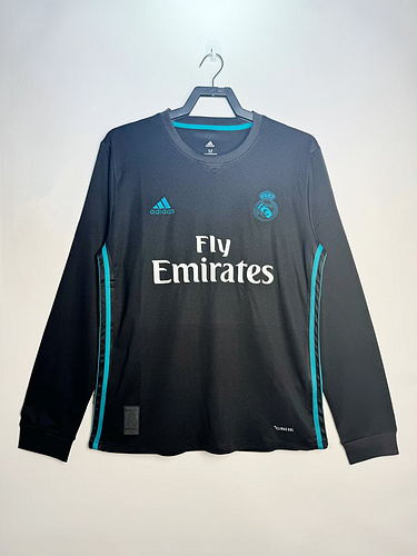 Retro 17/18 Real Madrid Away Long Sleeve