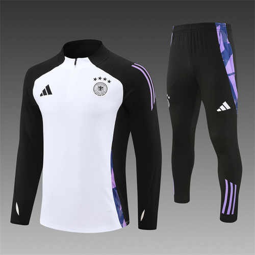 24/25 Germany white half zip Tracksuit