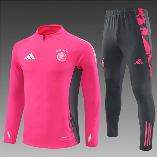 24/25 Germany pink half zip Tracksuit