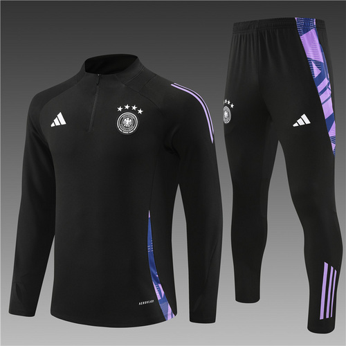 24/25 Germany black half zip Tracksuit