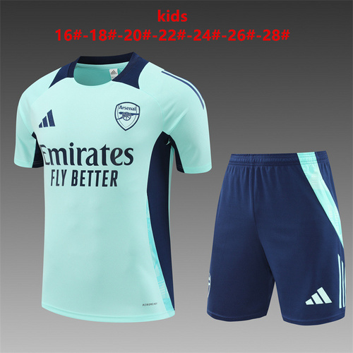 24/25  Arsenal Lake Blue kid Training Kits