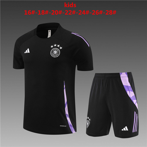 24/25 Germany black Kid Training Kits