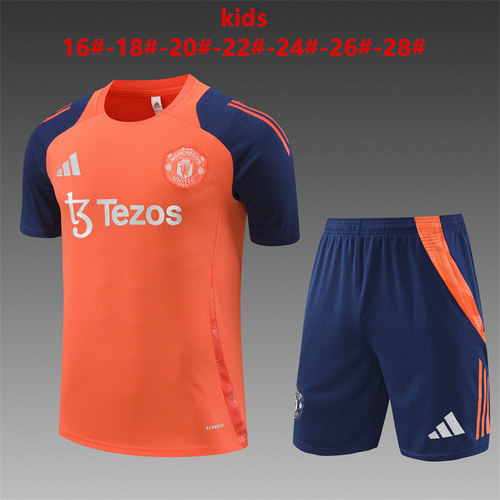 24/25 M-U orange Kid Training Kits