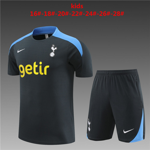 24/25 Tottenham dark gray Kid Training Kits