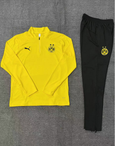 24/25 Dortmund yellow Kid half zip Tracksuit