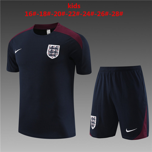 24/25 England royal blue Kid Training Kits