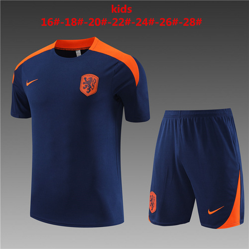 24/25 Netherlands royal blue Kid Training Kits